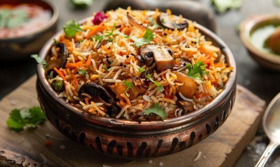 kaju biryani
