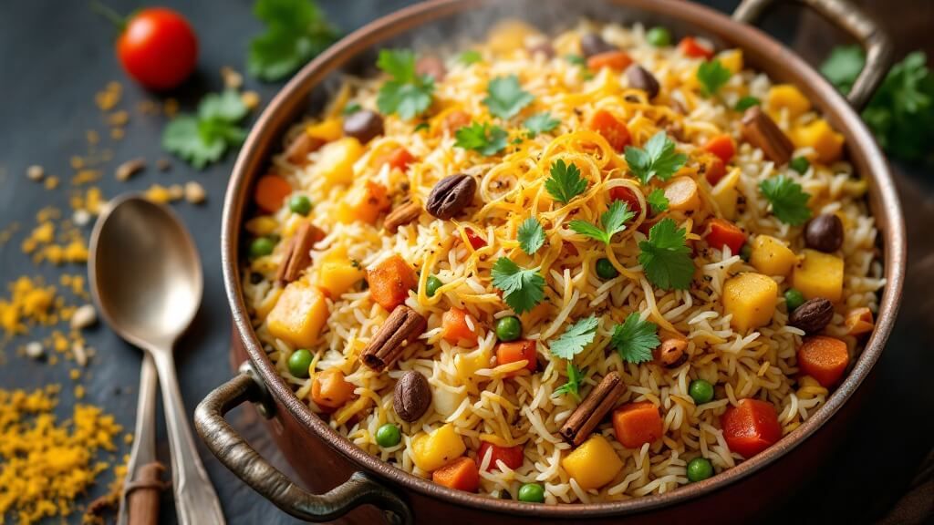 veg dum biryani